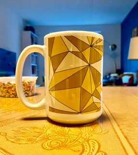 15 oz Mid Century Modern Mug
