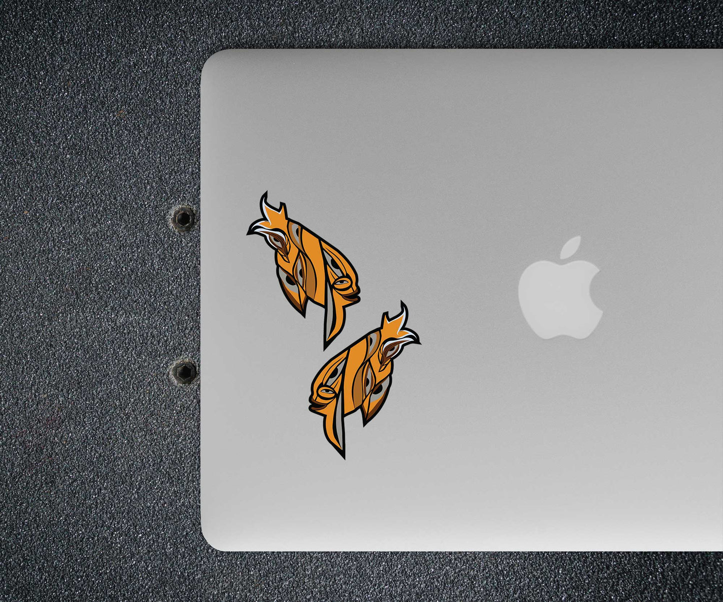 Tribal Native Fish Art Sticker