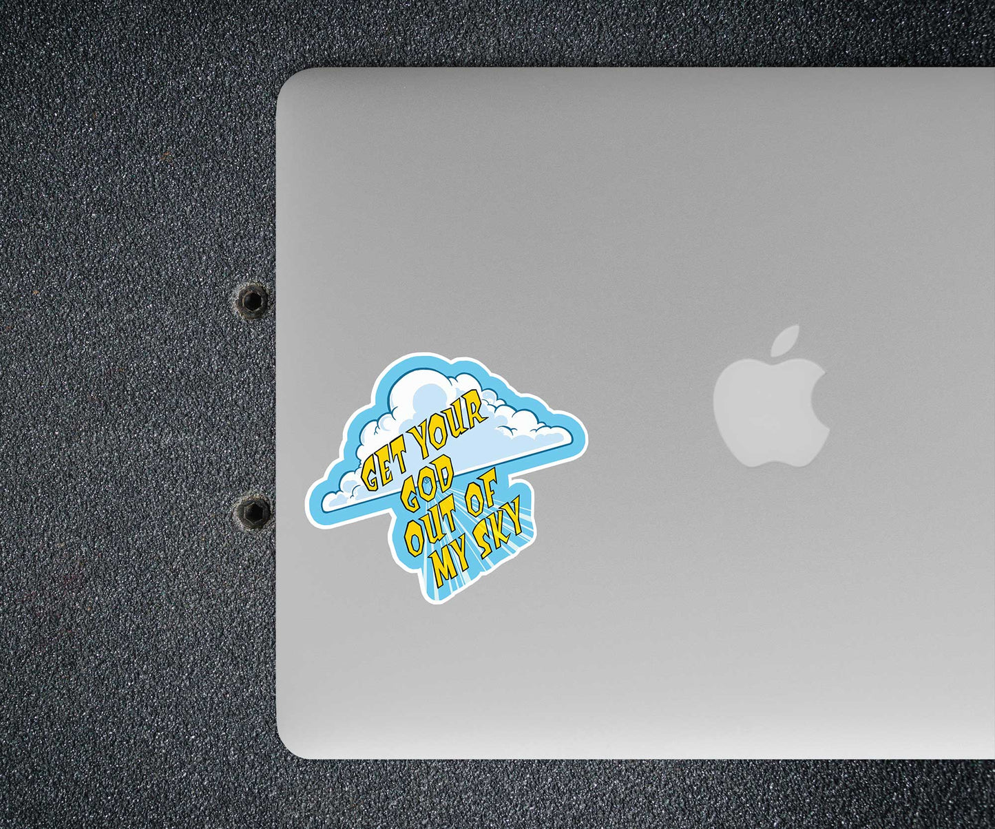 Get Your God Out Of My Sky Sticker