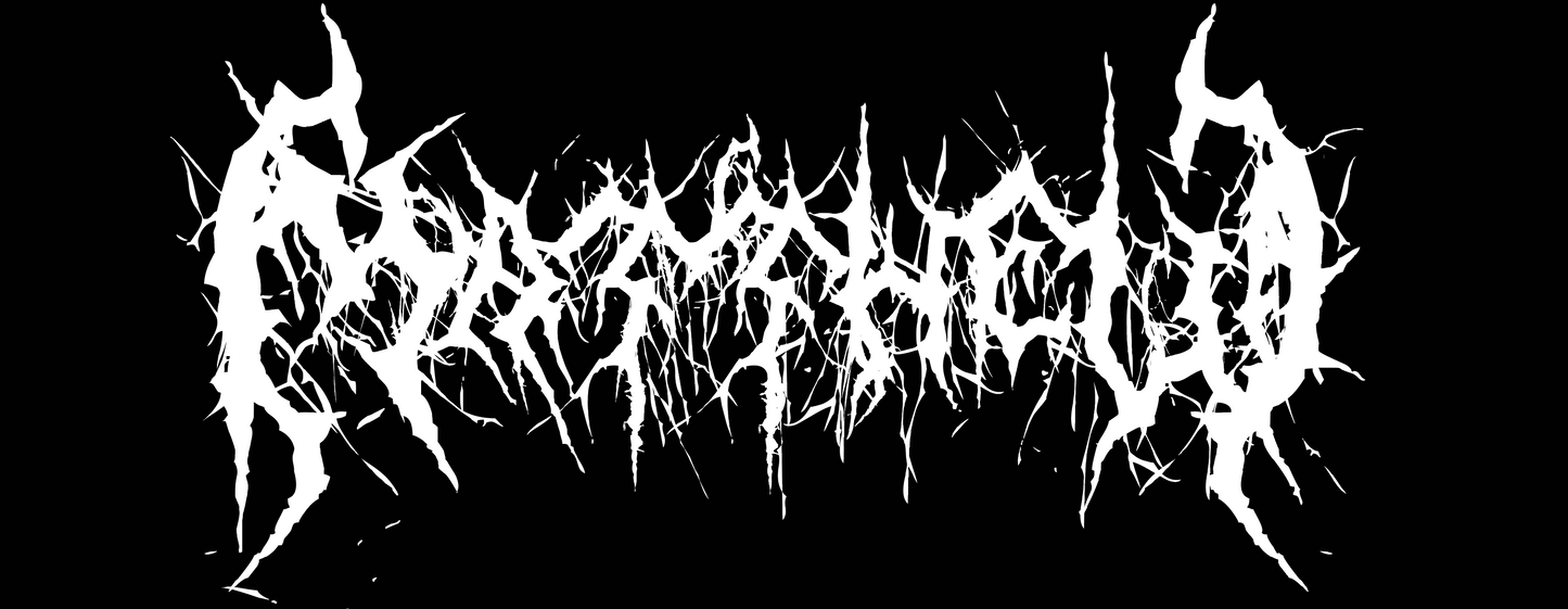 Custom Name Black Metal Coffee Mug in White Text