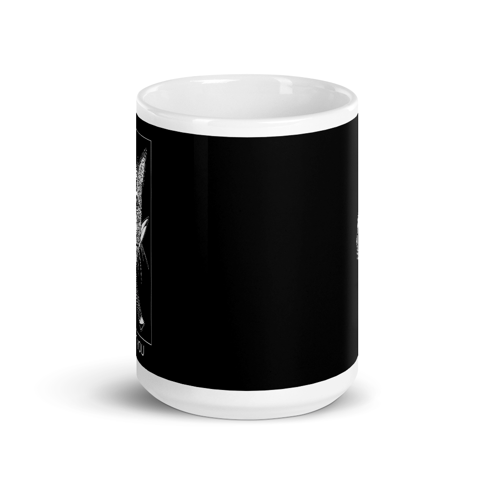 I Will Cut You Cat Black Coffee Mug By Barry'd Alive