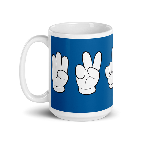 Brooklyn Mickey Sign language Coffee 15oz Mug