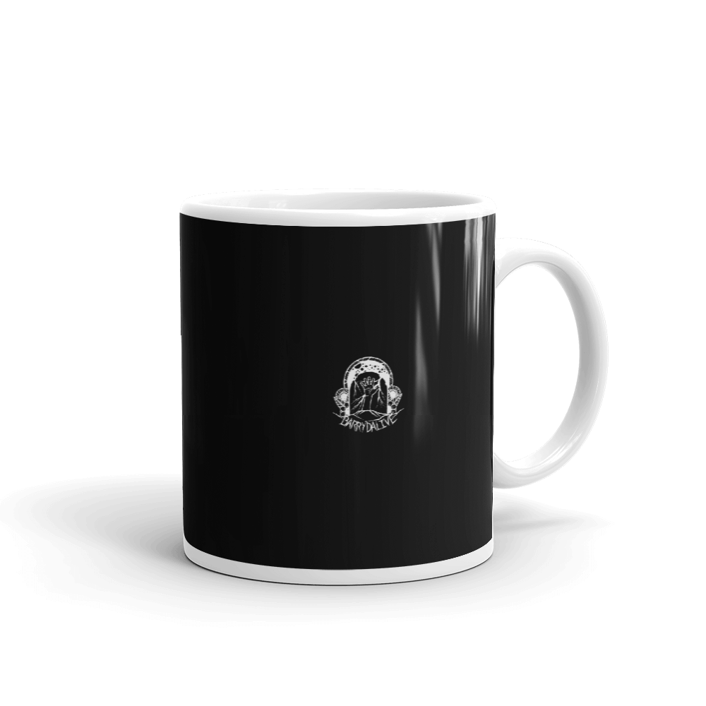 I Will Cut You Cat Black Coffee Mug By Barry'd Alive