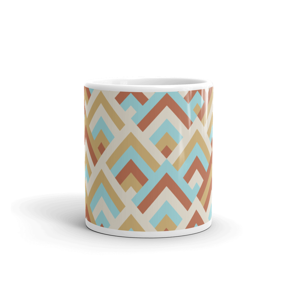 Boho Bright Geometric colors Coffee Mug
