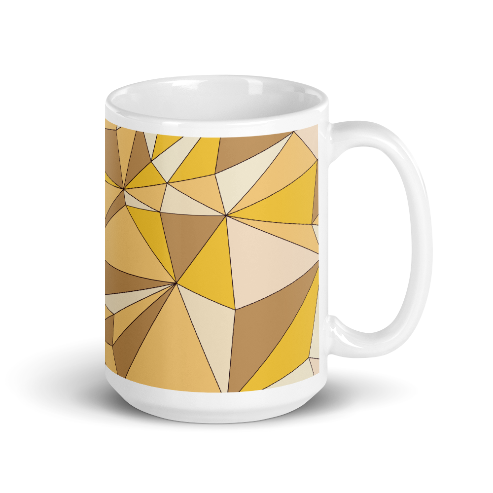 Mid Century Modern Geo Shapes Coffee Mug