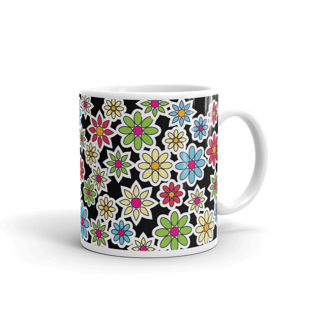 Happy Spring Flowers Coffee Mug