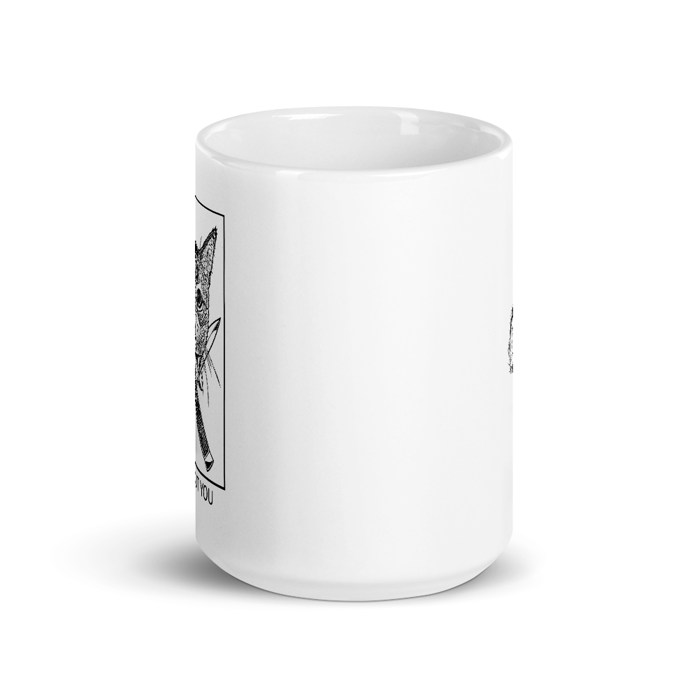 I Will Cut You Cat Coffee Mug By Barry'd Alive