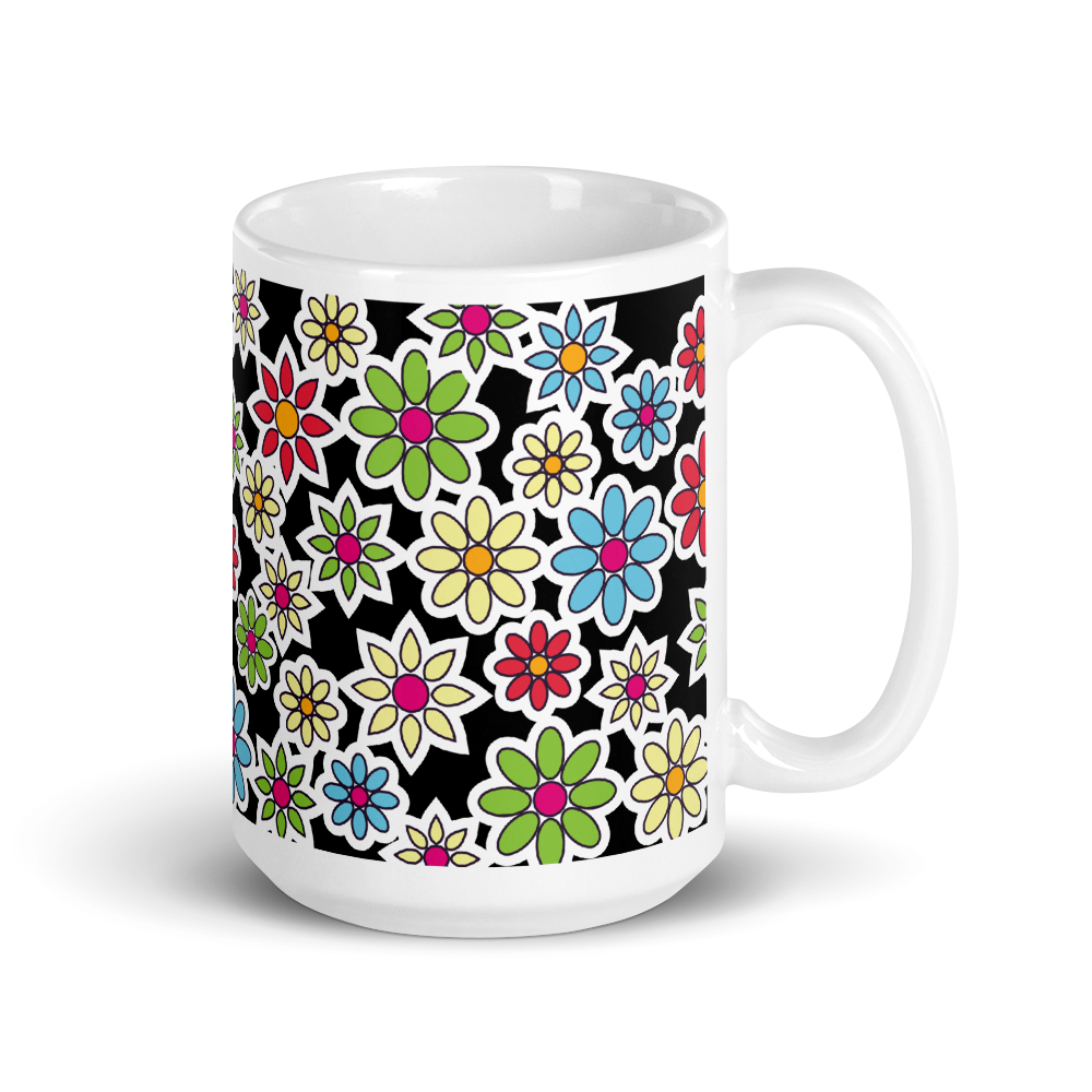 Happy Spring Flowers Coffee Mug