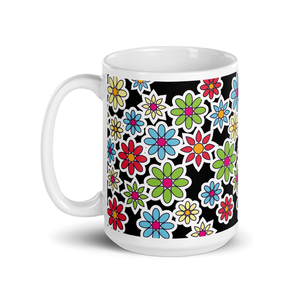 Happy Spring Flowers Coffee Mug