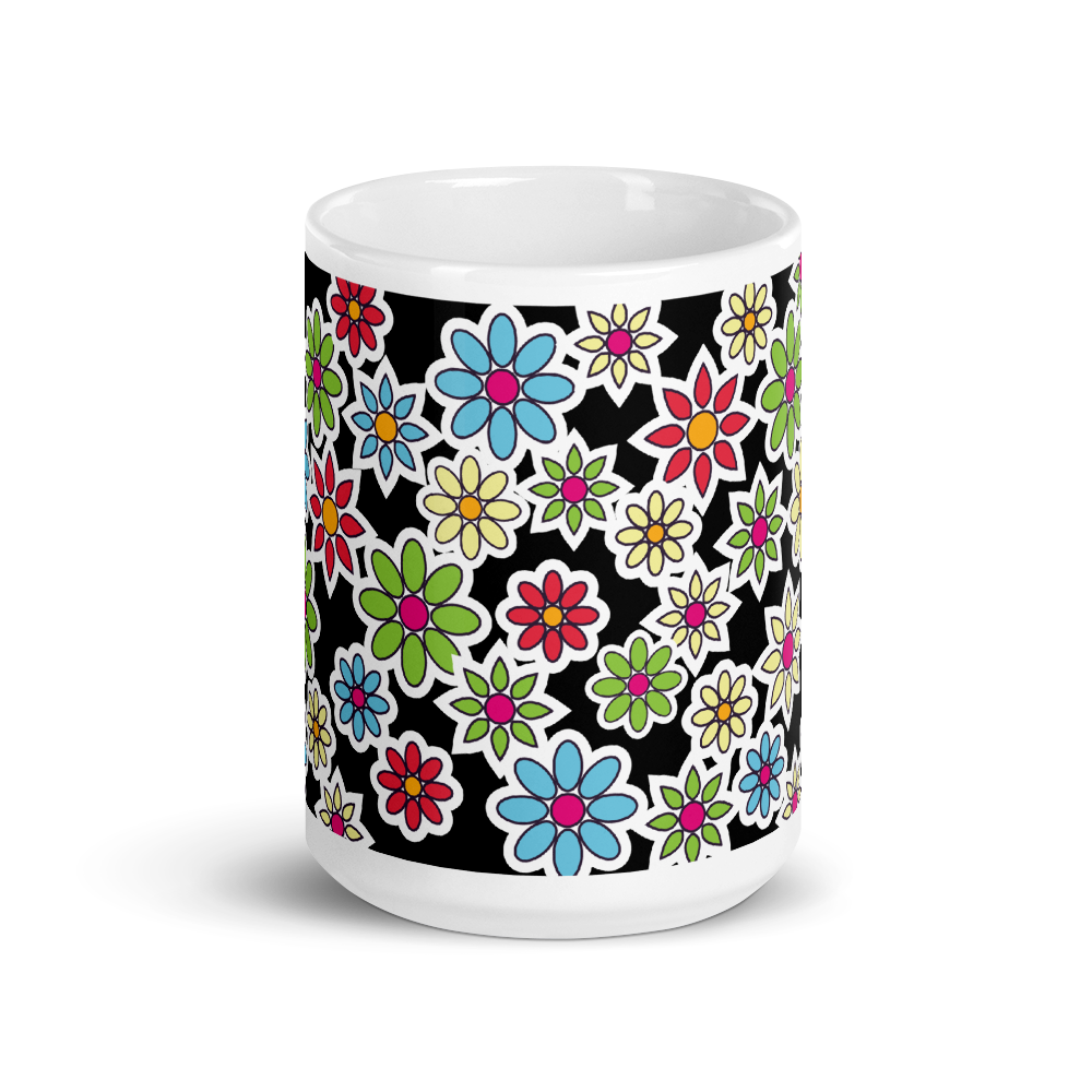 Happy Spring Flowers Coffee Mug