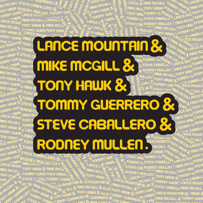 The Bones Brigade Sticker