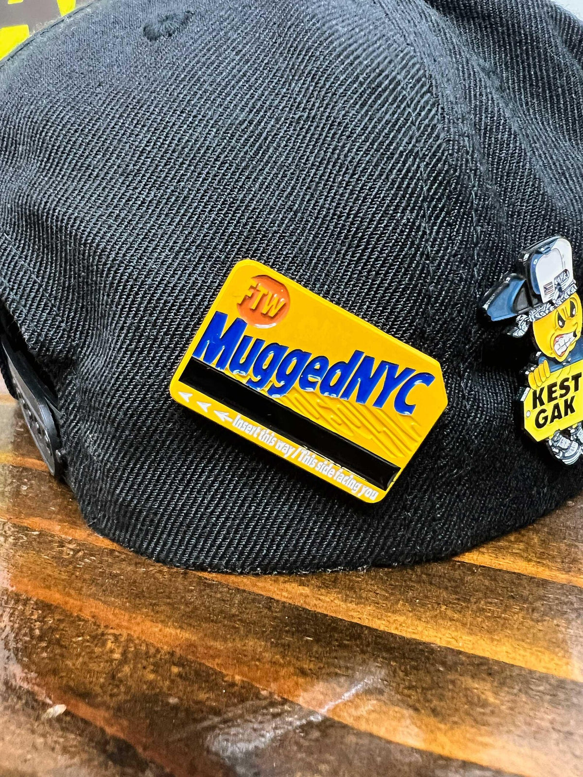 MUGGED NYC Metro Card Enamel Pin