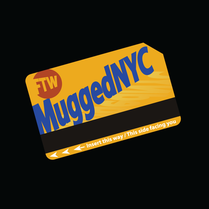 Mugged MTA Subway Card T-Shirt