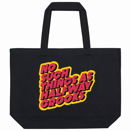 No Such Thing Black Canvas Tote