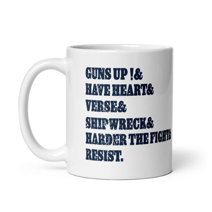 Guns Up! Final Show Line up Coffee Mug