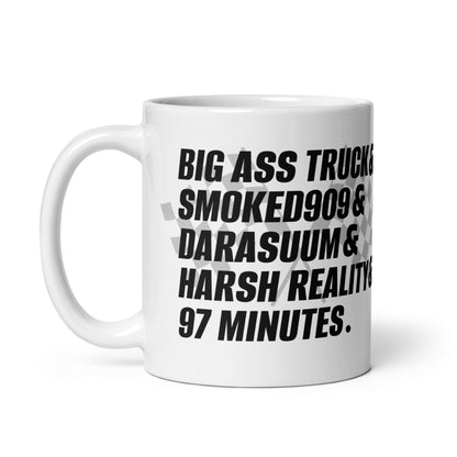 Inland Empire Hardcore Mug - Big ass truck Smoked909 Darasuum Harsh reality 97 minutes