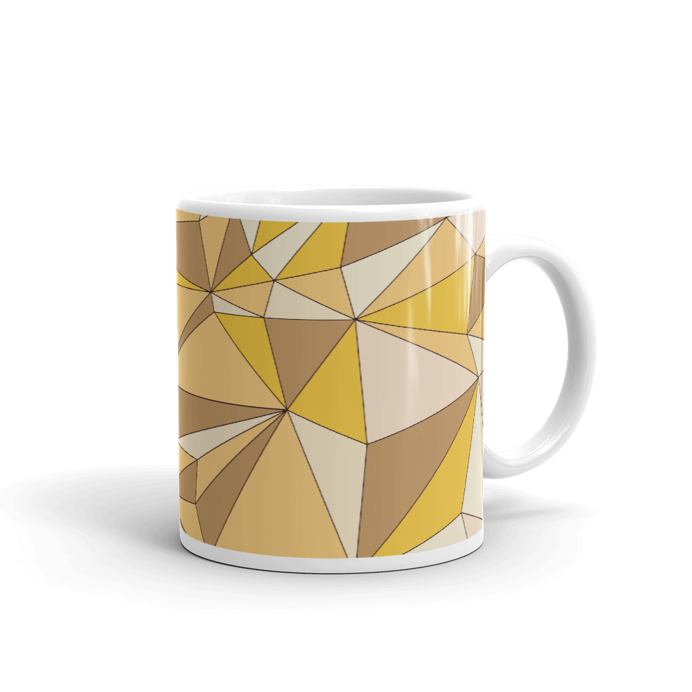 Mid Century Modern Geo Shapes Coffee Mug
