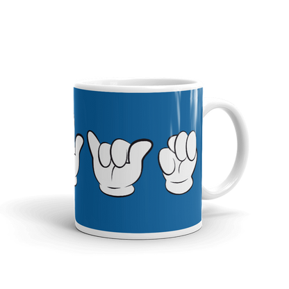 Brooklyn Mickey Sign language Coffee 11oz Mug