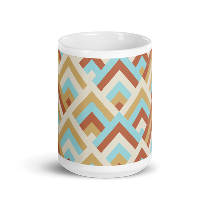Boho Bright Geometric colors Coffee Mug