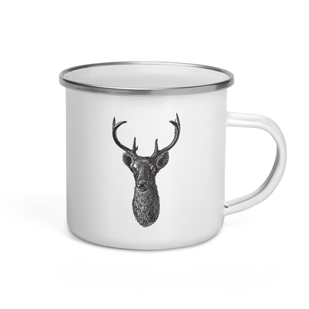 Deer Head Montana Camper 12 oz Mug