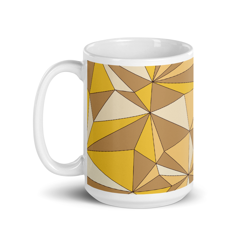 Mid Century Modern Geo Shapes Coffee Mug